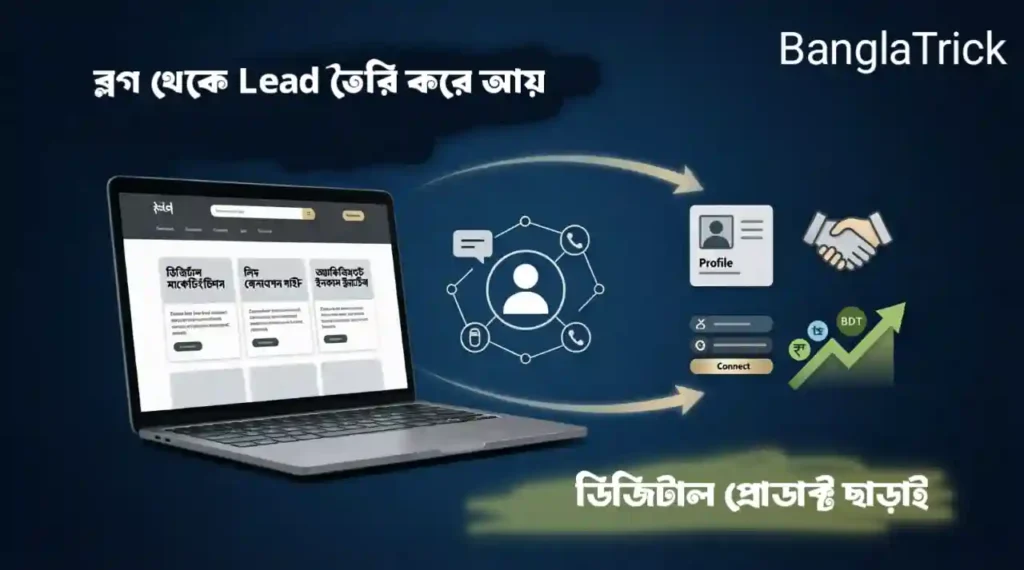 নিজের Digital Product না থাকলেও Blog থেকে Lead তৈরি করে আয় করার পদ্ধতি