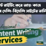কনটেন্ট রাইটিং করে আয়